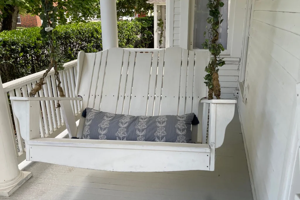 DBT House front porch swing